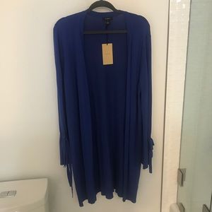 Halogen blue cardigan